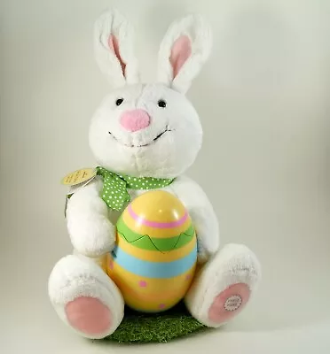 Easter Rockin Rabbit Motion Sound/Animated Works Great Plush 13  Tags Hallmark • $10.99