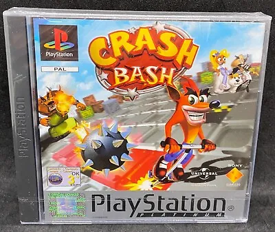 Crash Bash PLAYSTATION 1 PS1 New Sealed VGA Ukg Pal UK / Eng Bandicoot • £303.80