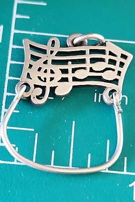 Retired James Avery Music Themed Charm Holder With JA Box! • £264.98