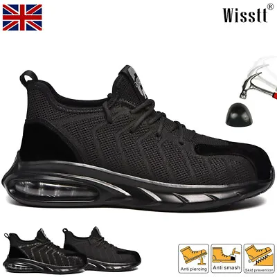 £26.75 • Buy Womens Lightweight Air Trainers Work Boots Steel Toe Cap Safety Shoes Ladies S3