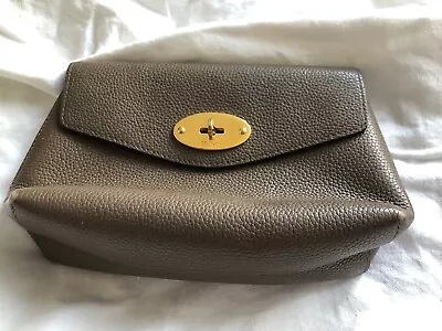 Mulberry Darley Clay Taupe Cosmetic Pouch Cllutch • £115