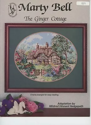 Marty Bell Ginger Cottage Pegasus Hedgepath Counted Cross Stitch Pattern • $6.29