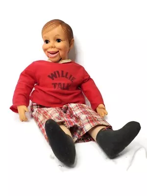 Vintage Horseman Willie Talk Ventriloquist Puppet Dummy Toy Mouth Moves A Little • $75