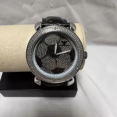 Diamond King Men’s 8 Genuine Diamond Bezel Watch • $60