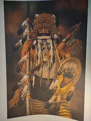 VETERAN BY  MICHAEL  GENTRY Print # 309/650 Dated 1990 • $399.99