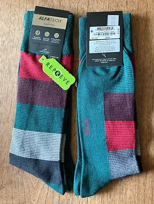 New ALFANI Men's Crew Socks Shoe Size 7-12 Socks 10-13 Green • $10