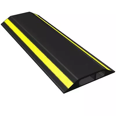 1m Floor Cable Cover Protector Rubber Heavy Duty Trunking Wire Lead Trip Bumper • £13.99
