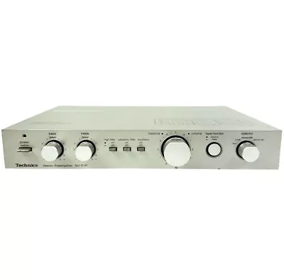 Technics SU-C01 Silver Stereo Preamplifier Vintage Panasonic 1979 MC Cartridge • $296.79