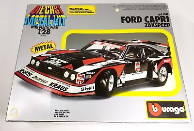 Burago Ford Capri Zakspeed 1:28 Model Car Kit Die-Cast Metal Cod. 5181 • $84.99