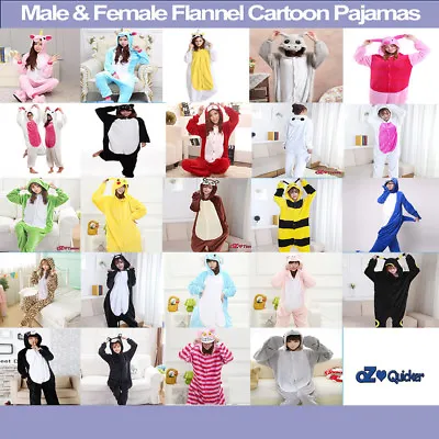 $20.21 • Buy Animal Onesie Adult Kid Fleece Unisex Kigurumi Pajamas Cosplay Costume Sleepwear