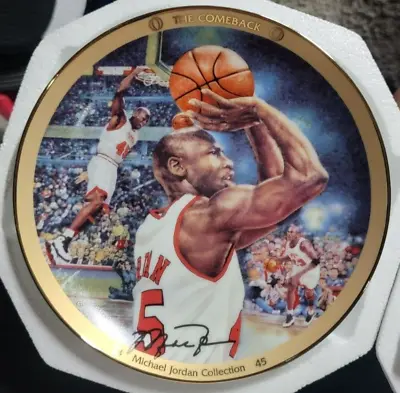 Michael Jordan  The Comeback  Collectible Plate • $25