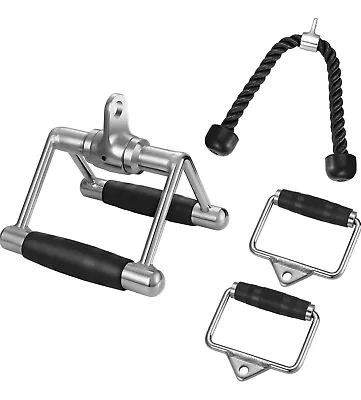 Enefly Cable Machine Attachments For Gym Weight Machine Accessories- 4PCS Set • $55