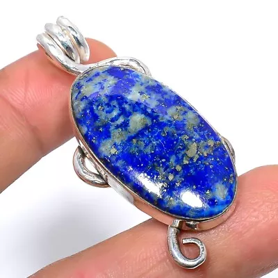 Gift For Her Natural Lapis Lazuli Pendant 925 Sterling Silver Jewelry 1.95  • $16.99