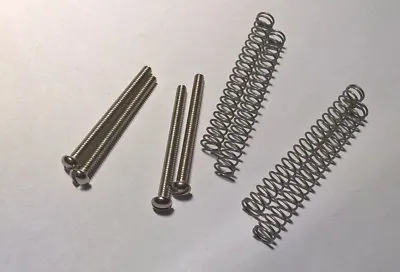 New Slotted Vintage 50's Style Nickel #3 X 48 PAF Screws+Springs For Gibson USA • $10