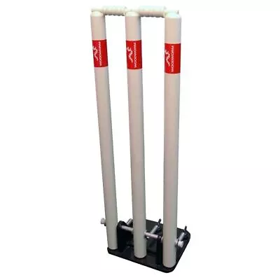 Woodworm Cricket Spring Back Stumps V2 + Bails ICC 28  Senior/Adult Size • $84.95