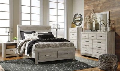 $1195 • Buy Ashley Furniture Bellaby 7 Piece Queen Storage Bedroom Set