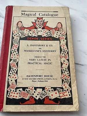 Magical Catalogue L Davenport & Co And Maskelyne’s Mysteries Magic  • $20.20