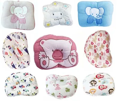 £3.99 • Buy Soft Cotton Newborn Baby Flat Head Shape Infant Pillow Sleeping Support Cushion