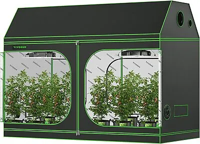 VIVOSUN Indoor Grow Tent Roof Cube Tent With Floor Tray For Plant  Non Toxic • $132.99