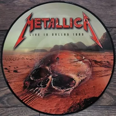 METALLICA Live In Dallas 1989 12  Picture Disc Vinyl LP NEW • $27.99