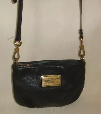 Marc By Marc Jacobs Classic Q Percy Crossbody Leather Small Black Bag M3PE087 • $39.99