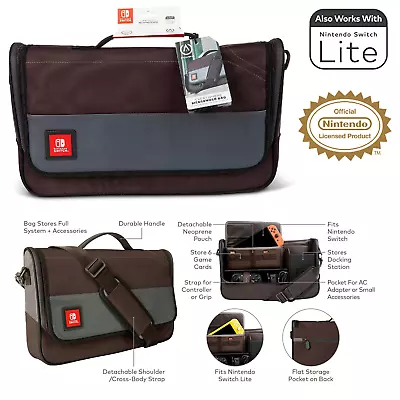 Nintendo Switch Officially Licensed V2 Full Console System Travel Case Carry Bag • $119