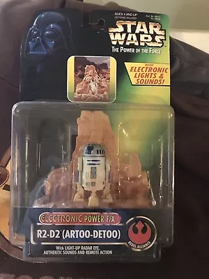 NEW Star Wars Power Force R2 D2 Electronic Power F/X Lights Sounds R2D2 1996 • $7.60