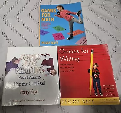 Peggy Kaye Games For Writing Math And Reading Books • $2