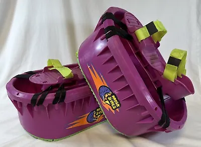 Vintage Kids Moon Shoes 1989 - Purple Anti Gravity Jump Boots • $20