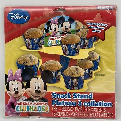 Disney's Mickey Mouse Clubhouse Disposable Cupcake Snack Birthday Stand NEW  • $8.79
