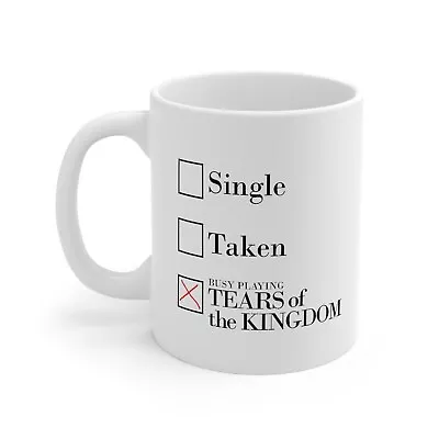 Busy Playing Tears Of The Kingdom Mug Gamer Mug Funny Gaming Mug Zelda Mug • $26.99