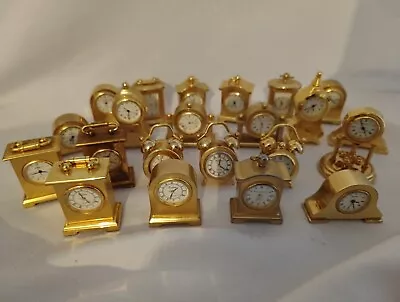 22 X Novelty Clocks Napoleon Hat Other Mantle Clocks B09 • £9.99