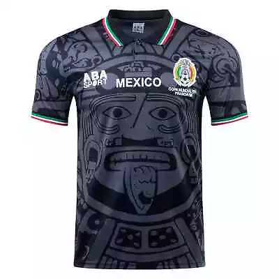 XXL Jersey ABA SPORT Mexico National Team World Cup 98  Soccer BLACK #11 Blanco • $70