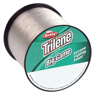 Berkley Trilene Big Game Mono Clear 1/4 Lb Spool Choose Size • $9.99