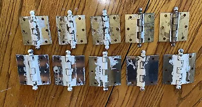 Vintage Door Hinges Lot Antique Salvage Hardware  • $44.50