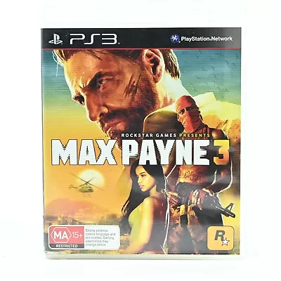 Max Payne 3 - Sony Playstation 3 / PS3 Game - FREE POST! • $11.99