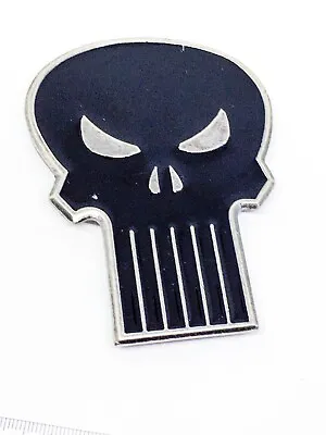 Punisher Skull Belt Buckle Mens Marvel Official Long Black Hat Gym Sleeve Inspir • £30.99