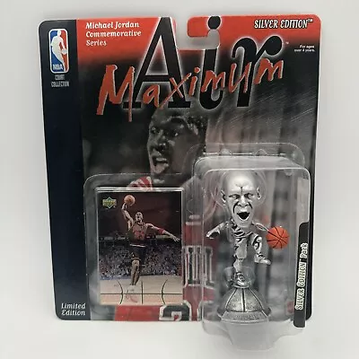 Micheal Jordan Limited Silver Edition 3.5  Action Figure With Collector Card • $27.50