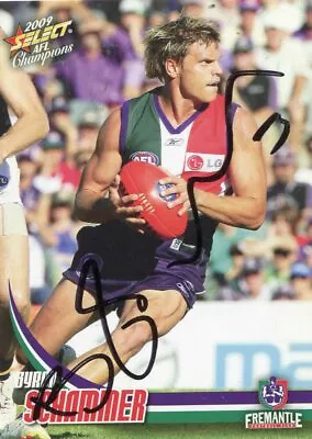 $7.50 • Buy AFL Select 2009 #75 Fremantle Byron Schammer Autographed Card