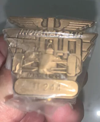 2014 Indianapolis 500 TT244 Bronze Pit Badge Ryan Hunter-Reay Andretti INDY IRL • $21.75