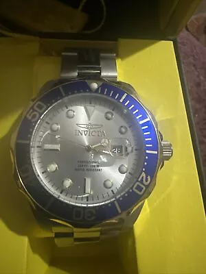 Invicta Men's Pro Diver Silver Dial Stainless Steel Watch 14543 • £45