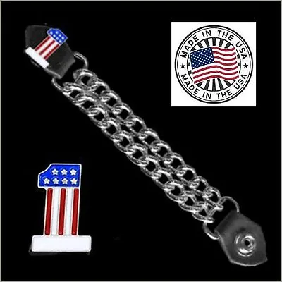 USA NUMBER ONE VEST EXTENDER USA MADE  Harley Motorcycle Chaps Leathers • $12.97