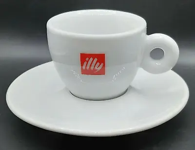 £17.70 • Buy Richard Ginori's Illy Red Logo Espresso Cup & Saucer, Crafted In Italy 1992