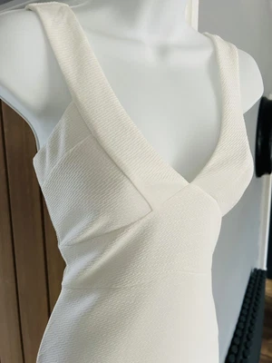 £14.99 • Buy Stylish White Pencil / Wiggle Dress Jane Norman Size 10 New