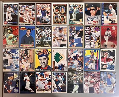 Unique (43) Mike Piazza Lot Fully Loaded! Rookies Inserts + More! Dodgers/Mets • $7.99