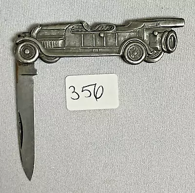 Vintage D Perez Antique Car Single Blade Folding Pocket Knife (#356) • $30
