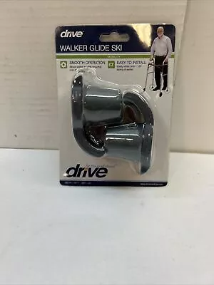 Drive Medical Ski Walker Glide Skis RTL100017 Gray (1-Pair)  FREE SHIPPING NEW • $9.99