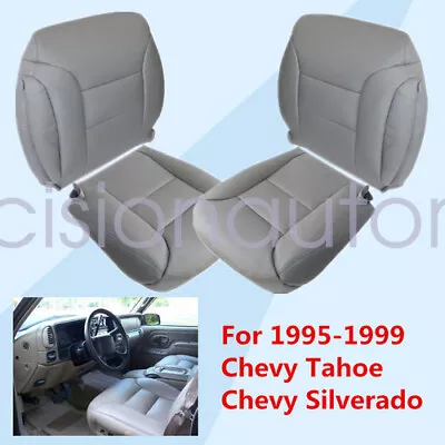 For 1995 1996-1998 1999 Chevy C1500 K1500 Replacement Seat Cover Gray Pewter • $205.19