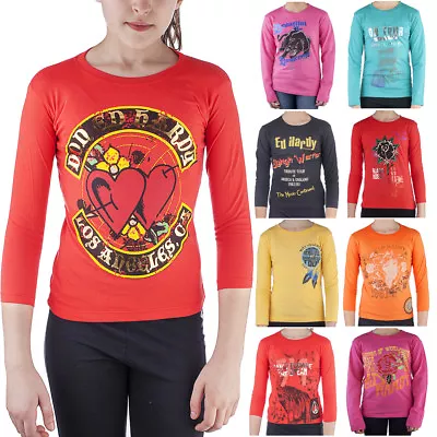 Ed Hardy 100% Cotton Toddlers & Girls Long Sleeve T-Shirt  • £8.70