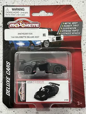 2024 Majorette-  Nissan GT-R GTR Nismo GT3 Matte Black Edition VHTF • $9.99